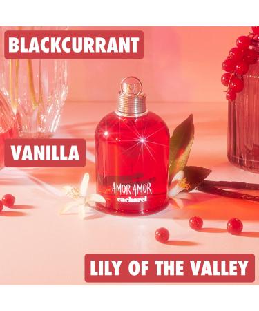 Cacharel Amor Amor Eau de Toilette Spray Perfume for Women - Blackcurrant, Lily of the Valley & Vanilla Fragrance 1 Fl Oz (Pack of 1) - Buy Online on GoSupps.com