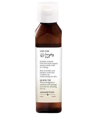 Aura Cacia Organic Protecting Sesame Skin Care Oil - 4 fl oz - Buy Online on GoSupps.com