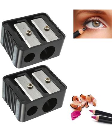 Eyebrow Dual Pencil Sharpener - Compact Wooden Design for Lip and Eye Makeup - Buy Online on GoSupps.com