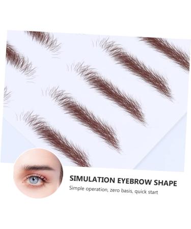 FOMIYES 8 Pcs Eyebrow Stickers Blush Makeup Make up Kit Eyebrown Sticker Eyebrow Tool 6d Water Proof Shaper - Buy Online on GoSupps.com
