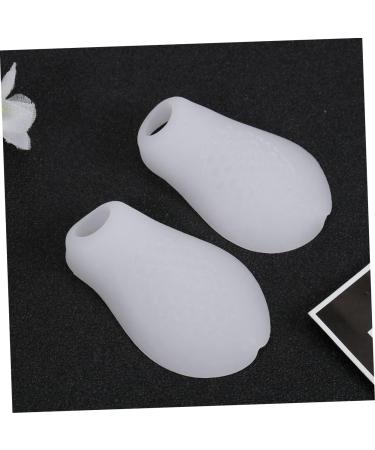 2pcs Silicone Gel Crib Protector Foot Protectors for Feet Nursing Clip Board Foot Pad Toe Sleeve Little Toe Cover Jacket Finger Cot Hammer Care Miss Toe - Buy Online on GoSupps.com