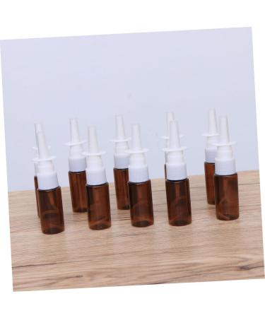 FRCOLOR Nasal Spray Pump Bottle - 10pcs Travel Pump Bottle for Liquids - Glass & Plastic Spray Containers - Portable Nasal Sprayer - Buy Online on GoSupps.com