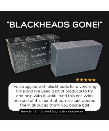 All Natural Body Acne Soap | Charcoal Tea Tree Oil & Vitamin E | Effective Bacne Treatment | Buy 2 Get 1 Free - Buy Online on GoSupps.com