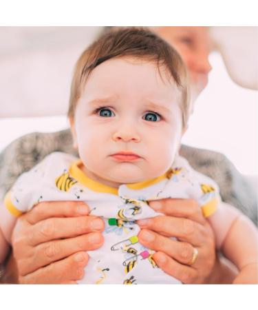 8pcs Stainless Steel Diaper Pins with Safety Lock - Ideal for Cloth Diapers, Bibs, and More for Babies and Kids - Buy Online on GoSupps.com
