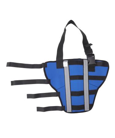 Dog Right Rear Leg Hock Brace - Neoprene Material Prevents Injuries Provides Stability with Support Strip Reflective Strip for Dogs (S)