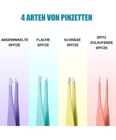 6pcs Professional Eyebrow Tweezers Kit for Women - Precision Stainless Steel Set for Ingrown Hairs, Splinters, Facial Hair Removal by MAYKI - Buy Online on GoSupps.com