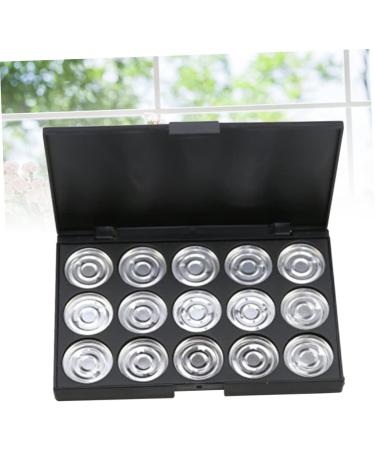OHPHCALL 2pcs 15 Empty Cosmetic Empty Eyeshadow Case Empty Makeup Travel Makeup Case Estuche De Maquillaje mediumx2pcs Silverx2pcs - Buy Online on GoSupps.com