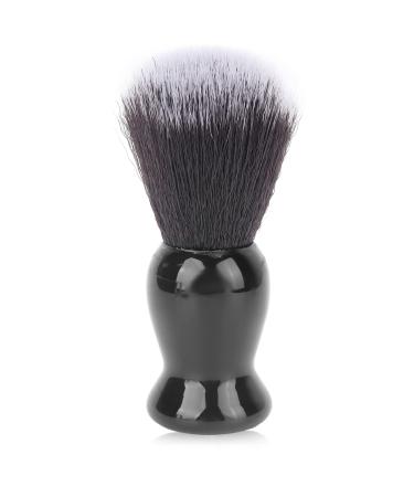 Black razor brush hairdressing neck dust brush to remove residues fast foam salon cleaning foam brush with a comfortable handle portable peeling brush for the travel salon at home