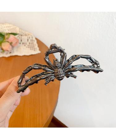 French Black Large Spider Hair Claw Clips - Luxury Accessories for Women and Girls - Buy Online on GoSupps.com