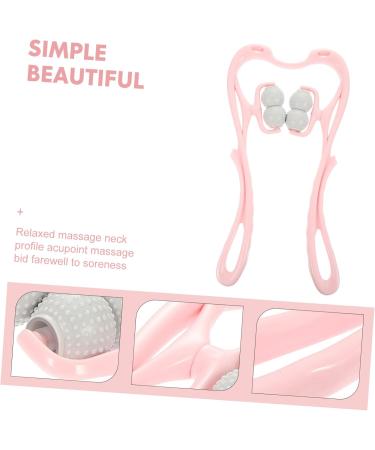 Buy OHPHCALs Neck Massage Device | Self Muscle Massage Tool | Trigger Point Rollers | Deep Tissue Relief | Pink - Buy Online on GoSupps.com