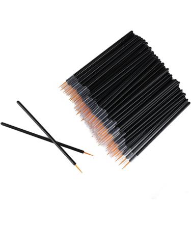 FOMIYES 150 Pcs Disposable Eyeliner Brush Eye Liner Tools Fine Point Eye Liner Brushs Fine Eyeliner Brush 10x0.3cmx3pcs Blackx3pcs - Buy Online on GoSupps.com