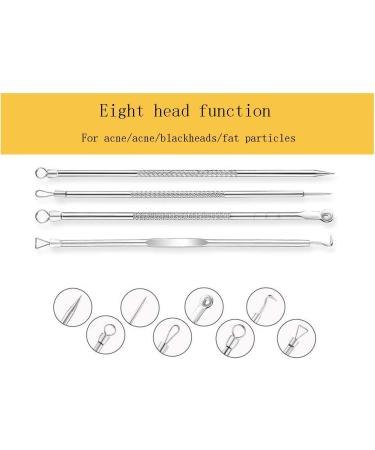 5 Pieces of Stainless Steel Blackhead Wrinkle Removal Clip Blackhead Acne Extractor Stainless Steel Beauty Tool for Female Girls B - Buy Online on GoSupps.com