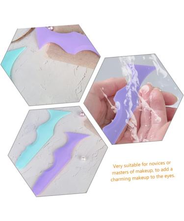 Baluue 6 Pcs Silicone Beauty Ruler Eyeliner Stencils Tool Make up Stencils Lash Applicator - Buy Online on GoSupps.com