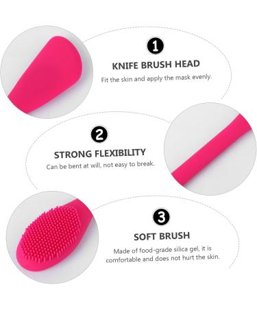 minkissy 2pcs Facial Cleansing Scrubber Manual Silicone Face Cleanser Silicone Facial Massager Silicone Facial Scrubber Facial Cleansing Brush Manual Face Scrubber Cleasing Milk Double Head - Buy Online on GoSupps.com