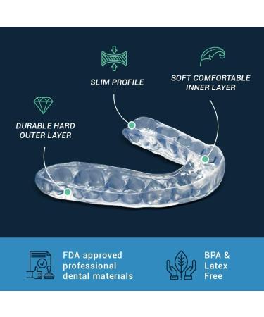 Custom Dental Night Guard for Teeth Grinding | Pro Teeth Guard | Adult-Female Size | 110% Money Back Guarantee - Buy Online on GoSupps.com
