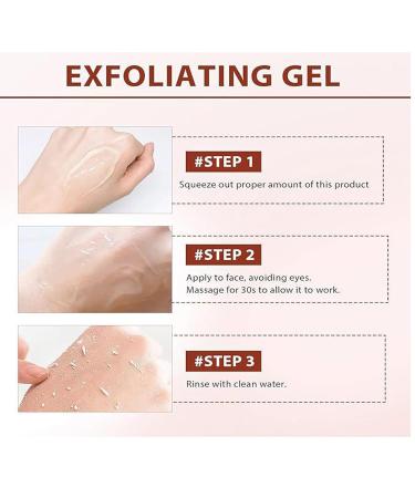 Purifying Exfoliating Gel Facial Exfoliator Cleanser Moisturizing Gentle Cleansing Peeling Gel for the whole body Cleans Dirt & Oils - Buy Online on GoSupps.com