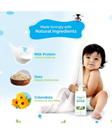 MAMAEARTH Milky Soft Body Lotion with Oats Milk & Calendula 13.53 Fl Oz (400ml) - Buy Online on GoSupps.com