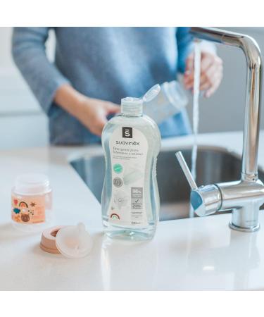 Suavinex Washing Up Liquid for Bottles Teats and Accessories. Bottle Cleaner Liquid. Fragrance and Colorants. Dermatology - Buy Online on GoSupps.com