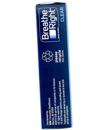 Breathe Right Nasal Strips Clear for Sensitive Skin - Large 30-Pack - Buy Online on GoSupps.com