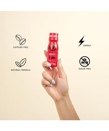 ALFA VITAMINS Vitamin B12 Energy Shot, Natural, Sugar Free Dietary Supplement, Boosts Energy, Supports Immune System, Cherry Flavored, Gluten Free, 10000 mcg per Serving, 2.0 oz Bottle, 80 Pack - Buy Online on GoSupps.com
