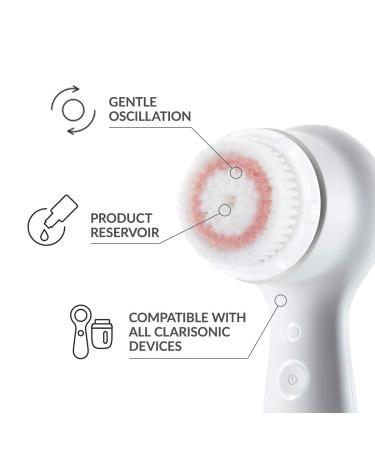 Clarisonic Radiance Facial Cleansing Brush Head Replacement - Skin Brightening for Dull & Sensitive Skin | 2 Count with Travel Bag - Buy Online on GoSupps.com
