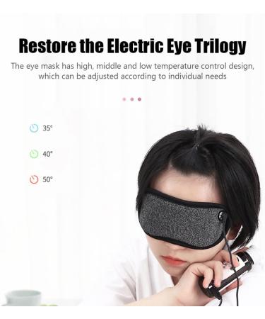 Mobestech Heated Eye Mask - 3 Sets Silk Eye Compress Pads & Blindfolds for Relaxation Travel - International Shipping Available - Buy Online on GoSupps.com