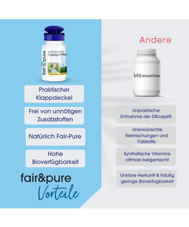 Buy Fair & Pure Curenzyme Plus - Time-Release Enzyme Complex with Bromelain Trypsin Chymotrypsin & Rutoside - 100 Dr. Caps - No Magnesium Stearate - Ships Internationally - Buy Online on GoSupps.com