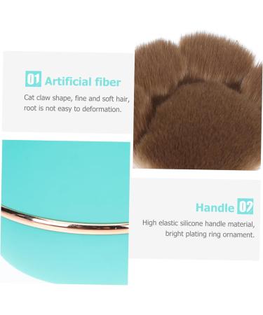 POPETPOP 1pc Cat Claw Loose Powder Brush Concealer Brush Looose Powder Brush Tapered Brush Face Definer Brush Buffing Cream Makeup Brush Cosmetic Supplies Tool Brush Silica Gel Travel Mini 6.5x4.5cm Green - Buy Online on GoSupps.com