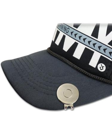 PINMEI Hat Clips Golf Ball Marker Holder - Set of 2 Silver Clips - Buy Online on GoSupps.com