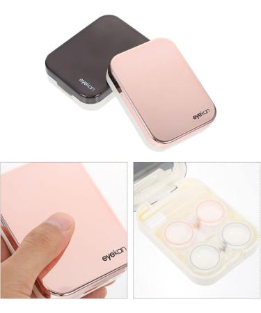 Shop 2 Sets Colored Contact Lenses Travel Set - Storage Case & Lens Holder for Easy Travel | Bulk Eye Lens Container - Buy Online on GoSupps.com