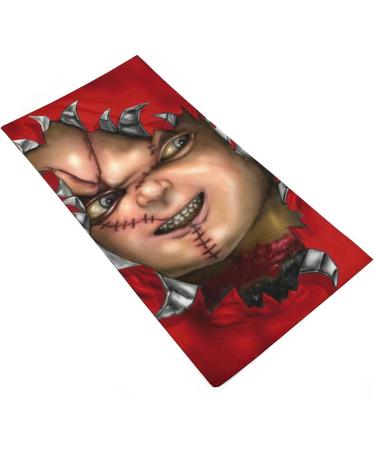 Chucky Horror Microfiber Washcloth Towel 28.7 x 13.8 Inches - Soft & Absorbent - Buy Online on GoSupps.com