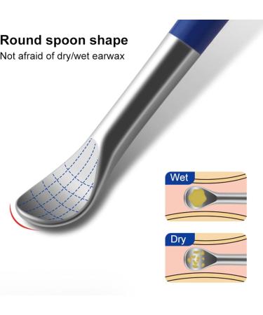 2Pcs Soft Silicone Double-End Ear Wax Removal Tool Set for Men and Women - Buy Online on GoSupps.com