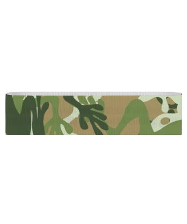 Frog Camouflage Yoga Workout Bands Comfort Legs Booty Resistance Straps Physical Therapy Aids