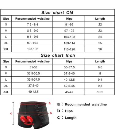 Buy Agolu Women's XXL Red Padded Gel 3D Breathable Bike Underpants - Shockproof Cycling Pants - Buy Online on GoSupps.com