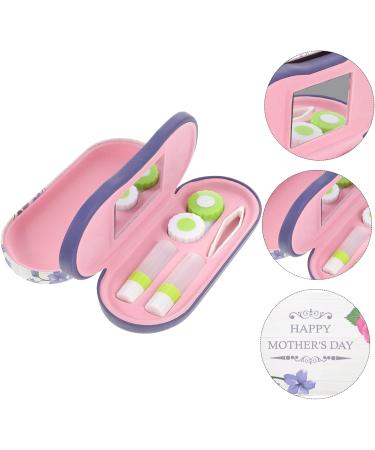 Solustrie Double-Lodged Glasses Case | Travel Storage Organizer & Contact Lens Solution - Ideal for Outdoor Use - Buy Online on GoSupps.com