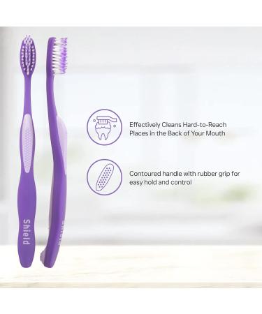 Soft-Tip Toothbrush for Sensitive Teeth - Super Soft Adult Toothbrushes (8 Count) - Gentle Care in 4 Colors - International Shipping Available - Buy Online on GoSupps.com