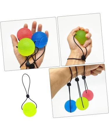 Beavorty 3-St Handle Ball Training Equipment | Handmade Strength Coach Balls for Hand Fitness | TPE Hand Squeeze Training Ball for Men & Women Gymnastics - Buy Online on GoSupps.com