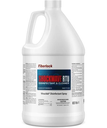 Fiberlock Shockwave RTU Parent - 4 Pack of 1 Gallon (128 Fl Oz x 4) - Mold & Mildew Killer - Buy Online on GoSupps.com
