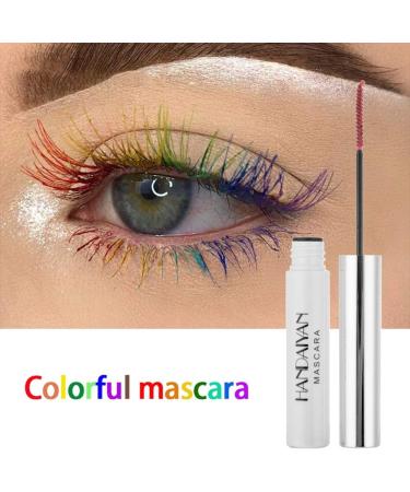 Allbestaye Colorful Mascara Fine Brush Head Waterproof Blue Red Black Purple Green Yellow - Buy Online on GoSupps.com