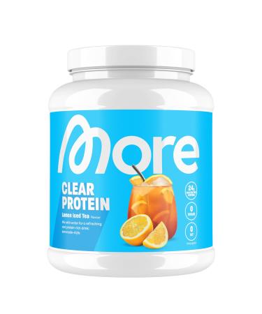 More Clear Protein Lemon Iced Tea 600 g protein drink with whey isolate Clear Whey tested quality - Made in Germany Lemon Iced Tea 600 G (1 SPACK)