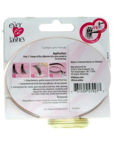 Kiss Ever-Ez Trio Lashes Medium Combo | International Shipping | Shop Now for Stunning Lashes - Buy Online on GoSupps.com