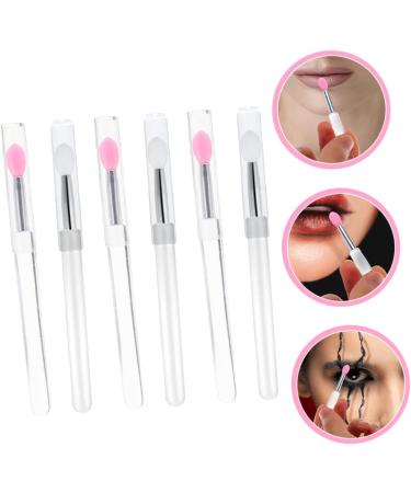 TOVINANNA 6pcs Silicone Lip Brush with Lid Portable Lipstick Applicators Convenient Lipstick Applicators Eye Shadows Makeup Tools Makeup Use Lipstick Brush Makeup Beauty Tools Lip Mask Brush - Buy Online on GoSupps.com