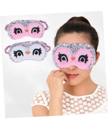 Healeved Eye Patch Travel Eye Mask Eye Mask for Travel Eyeshadow Plush Eye Mask Penguin Eye Mask Soft Plush Owl Sleeping Winter Warm Eye Mask Penguin Blindfold Cute Cold Eye Mask Child - Buy Online on GoSupps.com