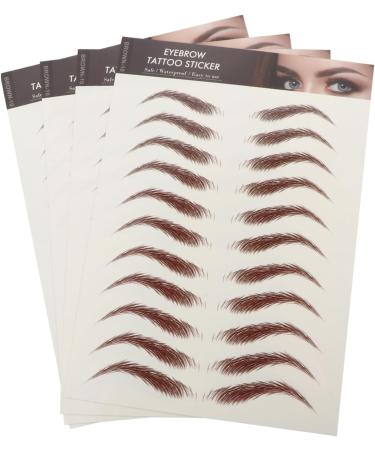 Beavorty 20 Sheets Waterproof Eyebrow Stickers Make up Kit False Eyebrows Eyebrow Tool Transport Wig 4d - Buy Online on GoSupps.com