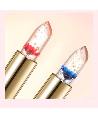 Moisturizing Nourishing Jelly Lipstick - Long Lasting Lip Nourishing Balm Gold Foil Flower Jelly Color Changing Lipstick For Carnival Halloween Ditanpu - Buy Online on GoSupps.com