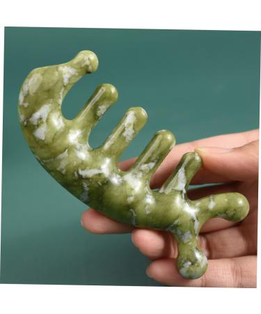 BCOATH Jade Massage Comb Premium Body & Scalp Massage Tool for Relaxation | International Shipping Available - Buy Online on GoSupps.com