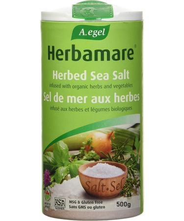 ?????? r H e r b am a r e Seasoned Sea Salt. O r g an ic (1 7 6 o z)