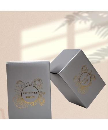 UFOREVER ROSES Preserved Roses in Box - Royal Blue, Lasts a Year - Perfect Gift for Her on Mother's Day, Valentine's Day, Christmas, Birthday, Anniversary - Buy Online on GoSupps.com