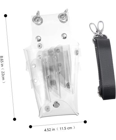 Minkissy Hairdresser Belt Bag | Stylish 2 Pocket Organizer for Salon Tools Scissors & Hair Styling Accessories - Durable PVC Holster - Buy Online on GoSupps.com