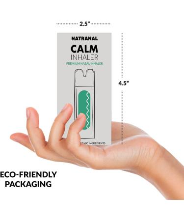 Natranal Calm Nasal Inhaler - 100% Natural Aromatherapy Stick (1 Pack) - Buy Online on GoSupps.com